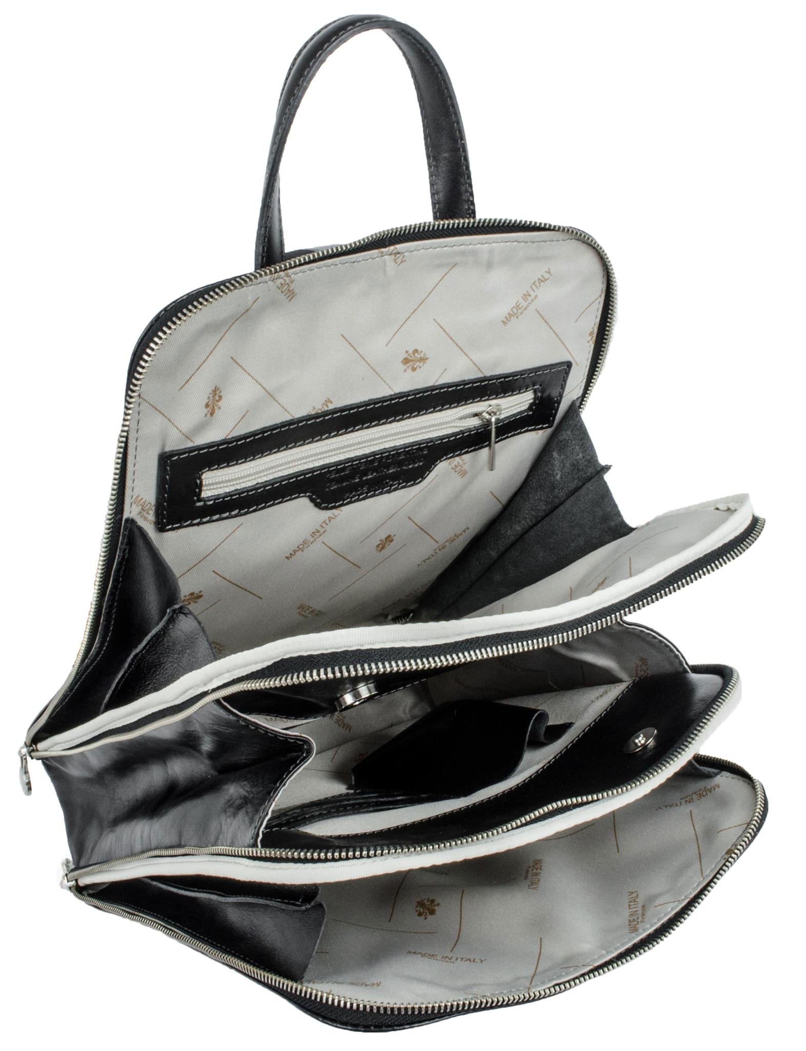 Durable Leather Backpack with Shoulder Strap - Handmade Convertible Laptop Bag for 12 Inch Notebooks, Perfect for Work, Travel & School Daypack Rucksack