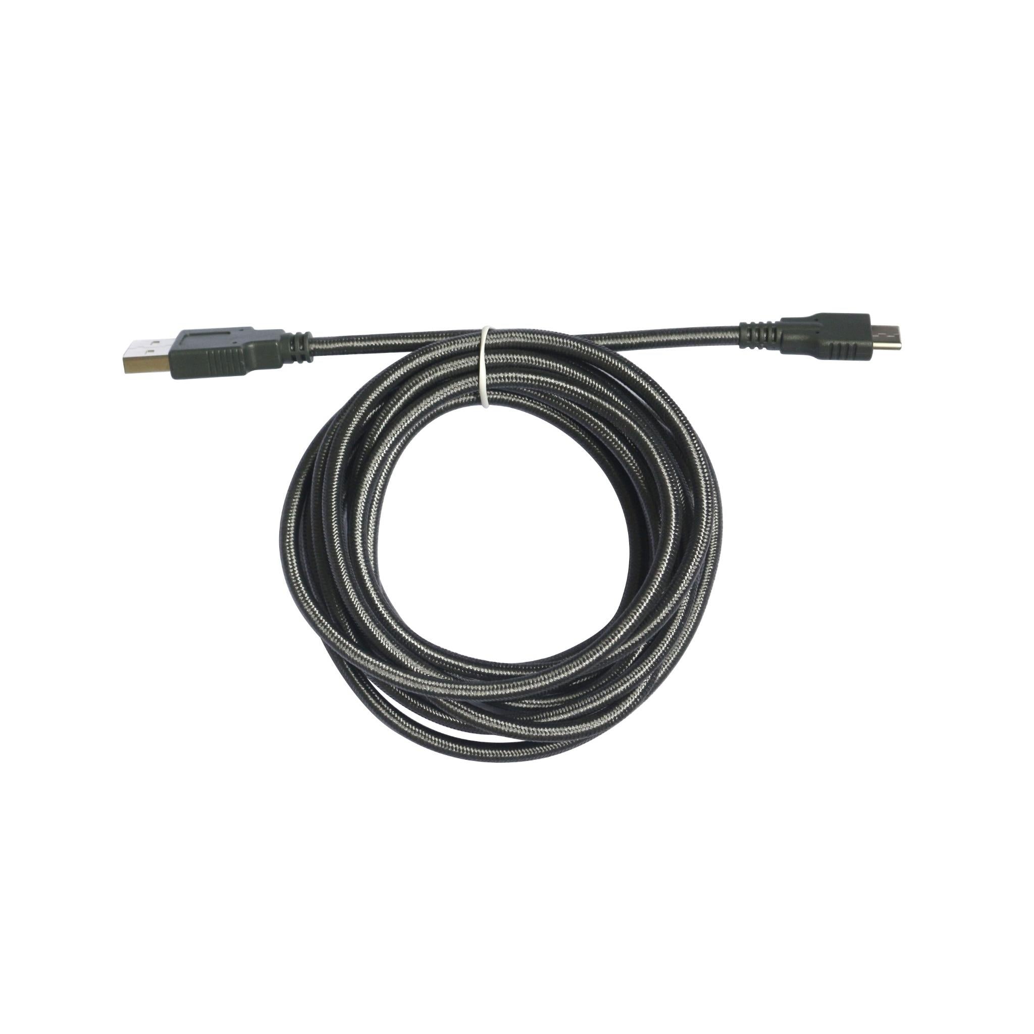 3M USB C Charging Cable for Nintendo Switch™ - Fast Charging, Durable Grey Cord - Perfect for Gaming, Travel & Home Use