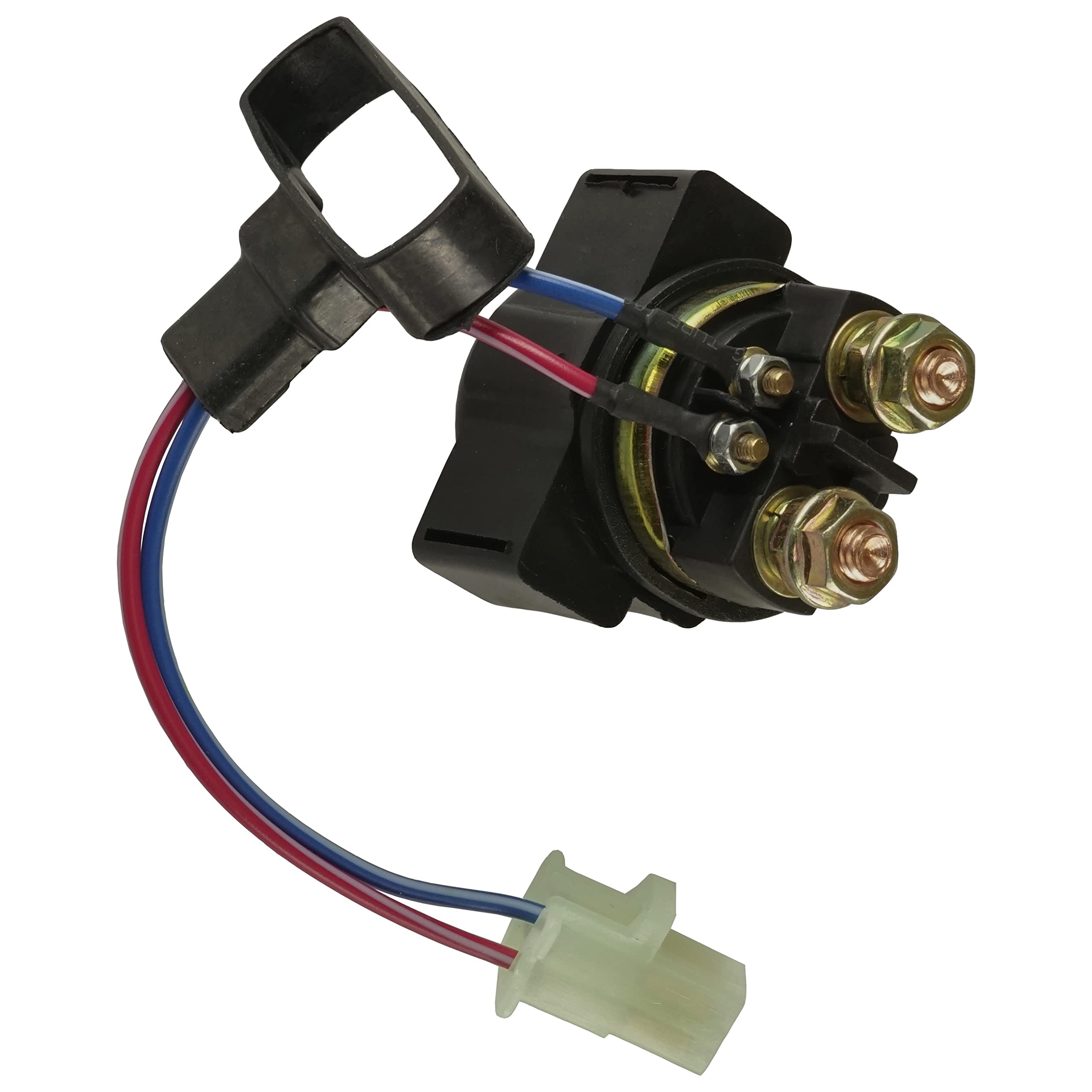Caltric Starter Solenoid Relay Compatible with Yamaha Big Bear 350 YFM350 1987-1999 - Replacement Part for ATV & UTV Off-Road Vehicles - Perfect for Trail Riding, Hunting & Farm Work