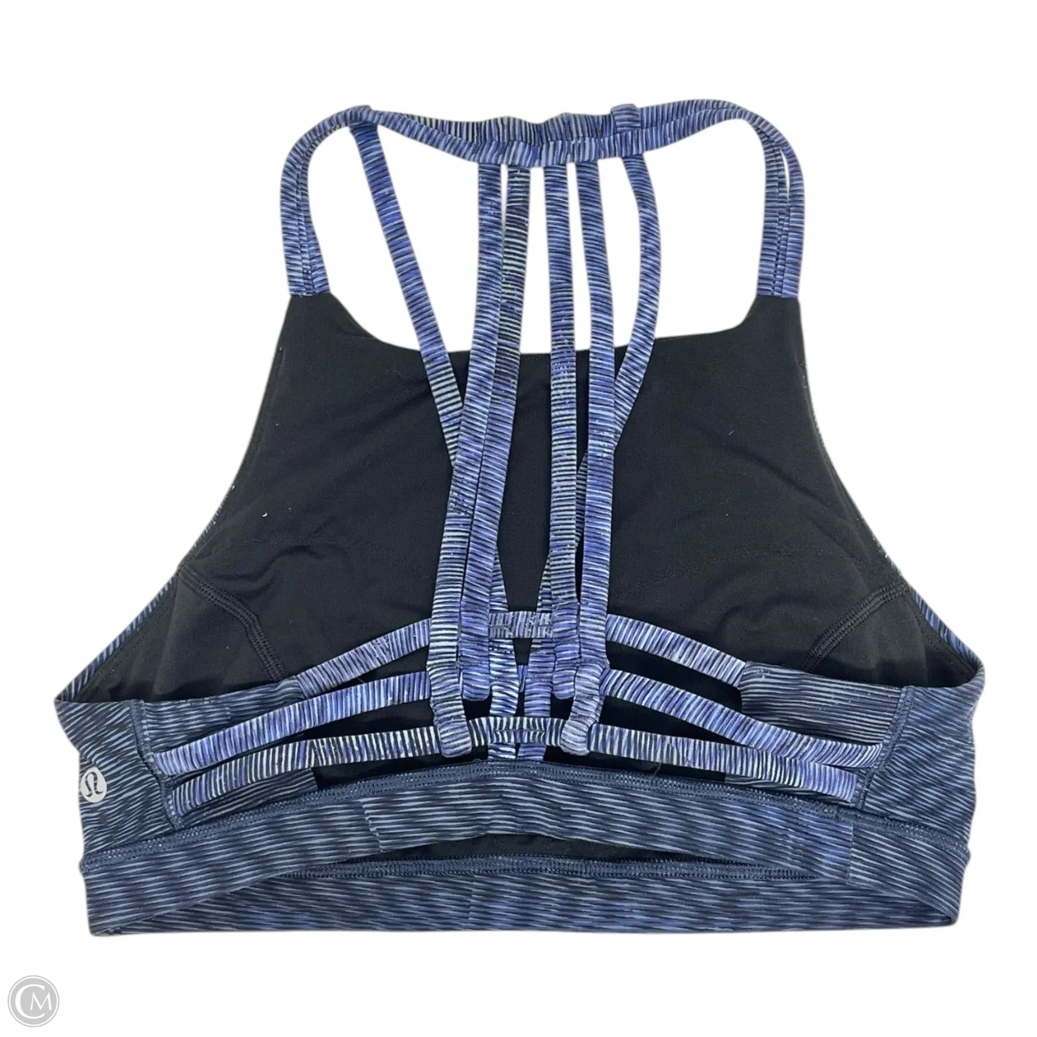 Lululemon Women's Blue Athletic Sports Bra - Size Small - High Support Workout Top for Running, Yoga & Gym