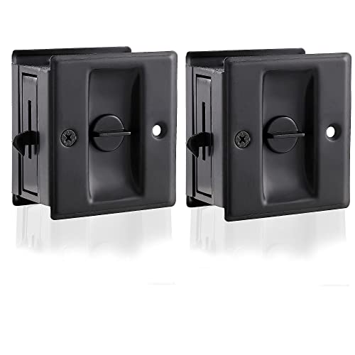 2 Pack Matte Black