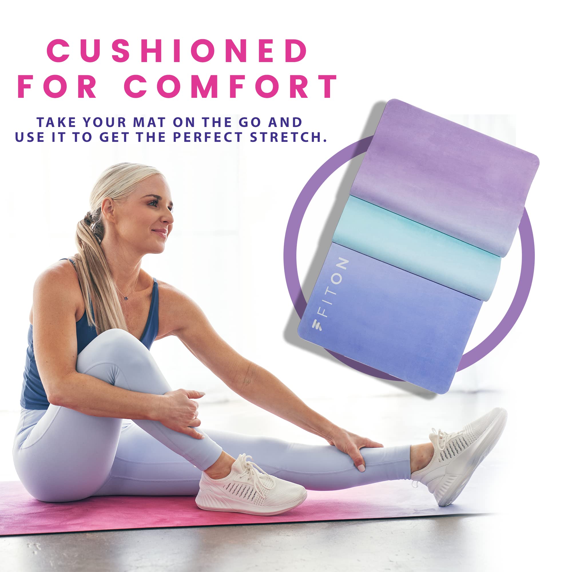 Beginner Yoga Starter Kit with Exercise Mat, Resistance Bands & Water Bottle - Complete Workout Set for Home, Gym & Outdoor Use | Perfect for Yoga, Pilates, Stretching & Fitness Training