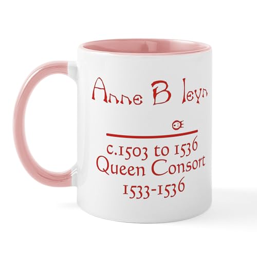 White/Pink Inside - Anne Boleyn Red Mug