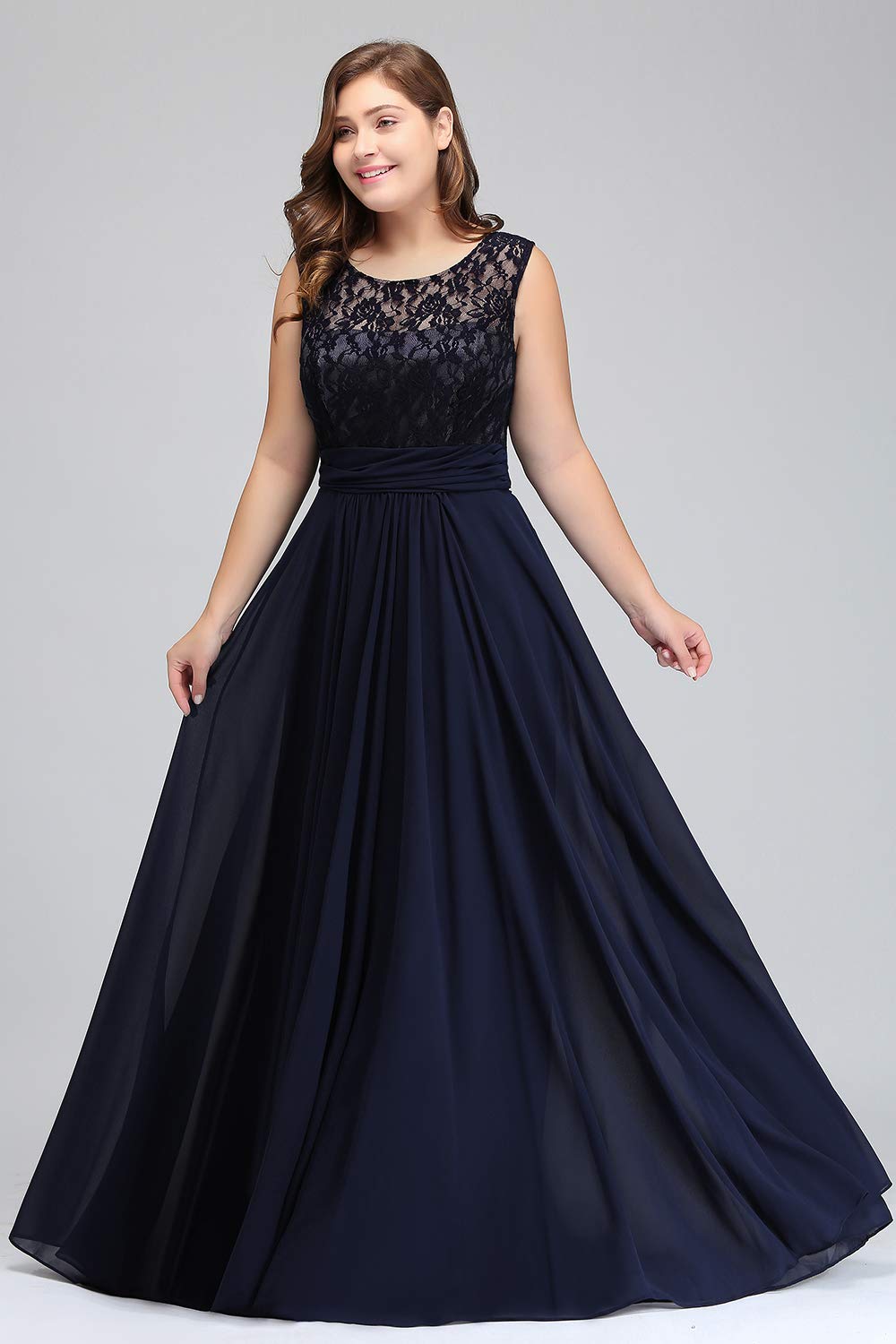 Elegant Plus Size Chiffon Mother of The Bride Dresses - Women's Long Formal Prom Gowns for Wedding, Evening Party & Special Occasions
