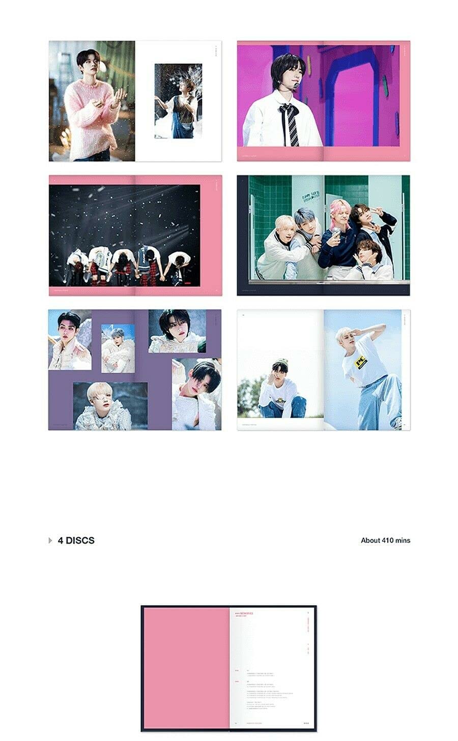 TXT MEMORIES: SECOND STORY DVD Set - 4 Discs + Photo Book + Folding Poster + Instant Photos + Photo Cards (Sealed) | K-Pop Collectible for Fans & Gift Giving