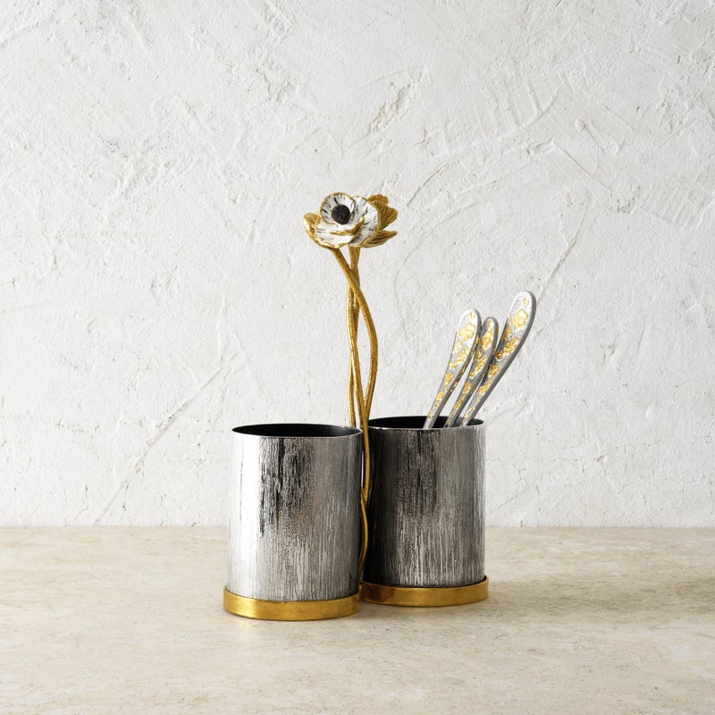 Anemone Cutlery Caddy - Stylish Kitchen Utensil Organizer for Forks, Spoons & Knives | Perfect for Dining Tables, Buffets & Picnics