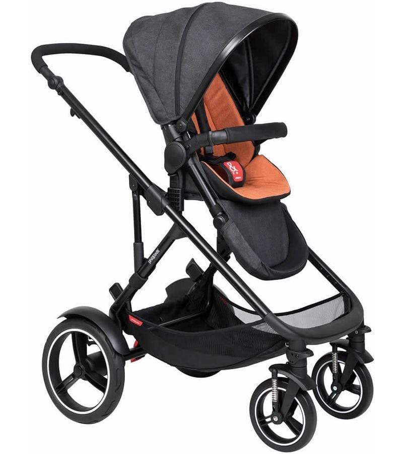 Phil&Teds Voyager Stroller with Removable Liner - Lightweight Compact Travel Buggy for Toddlers & Infants | Perfect for Air Travel, Shopping & City Walks