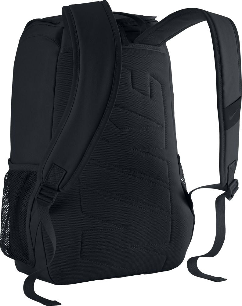 Nike Shield Football Backpack - Water-Resistant Sports Bag for Football Players & Fans - Perfect for Training, Games & Travel (Black/Black)