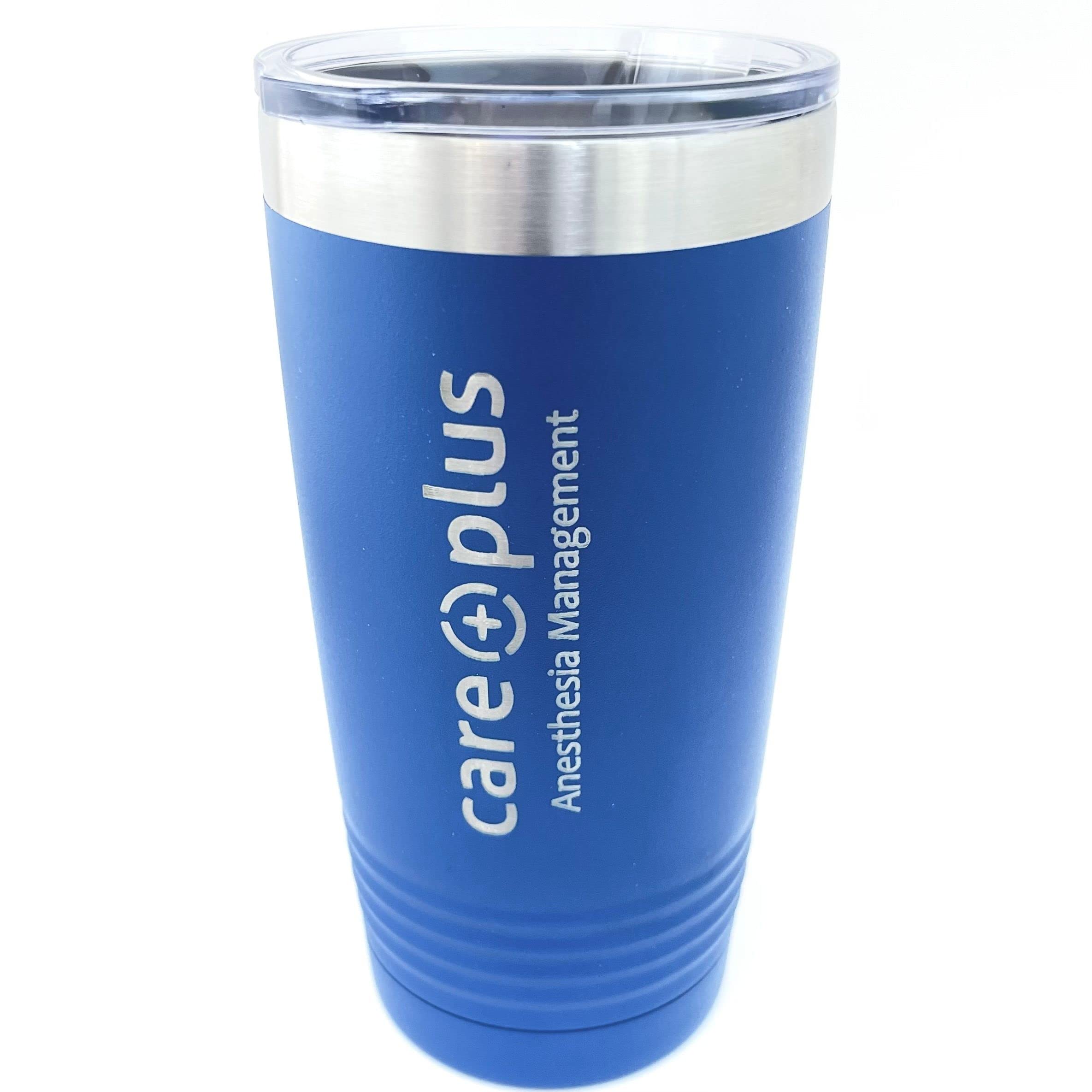 20oz Insulated Tumbler with Custom Logo - 9 Vibrant Colors (Red) - Perfect for Office, Gym & Outdoor Activities