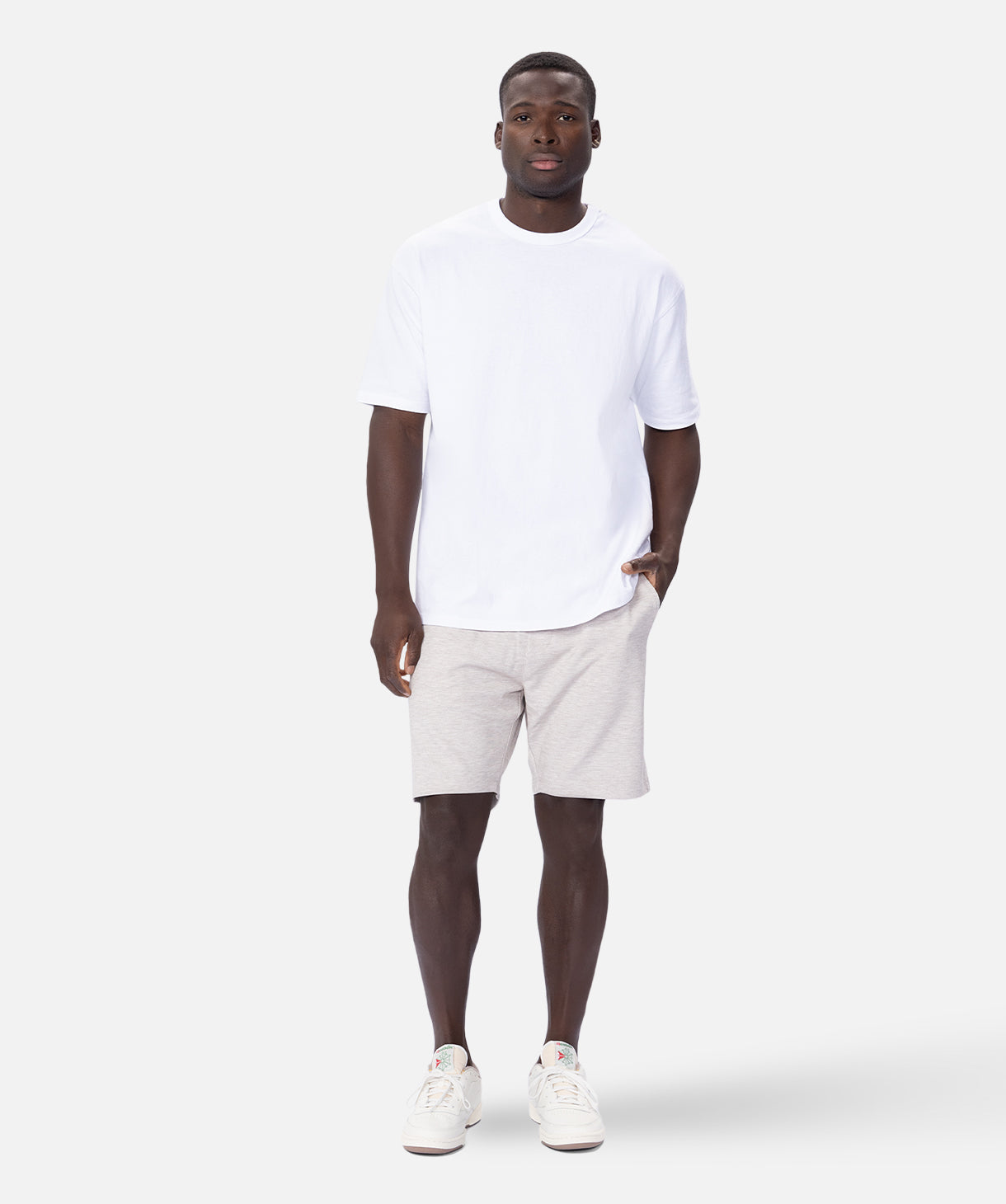 The Posh Drifter Short - Stylish Oatmeal Melange Casual Shorts for Men | Perfect for Summer Outings, Beach Vacations & Lounge Wear