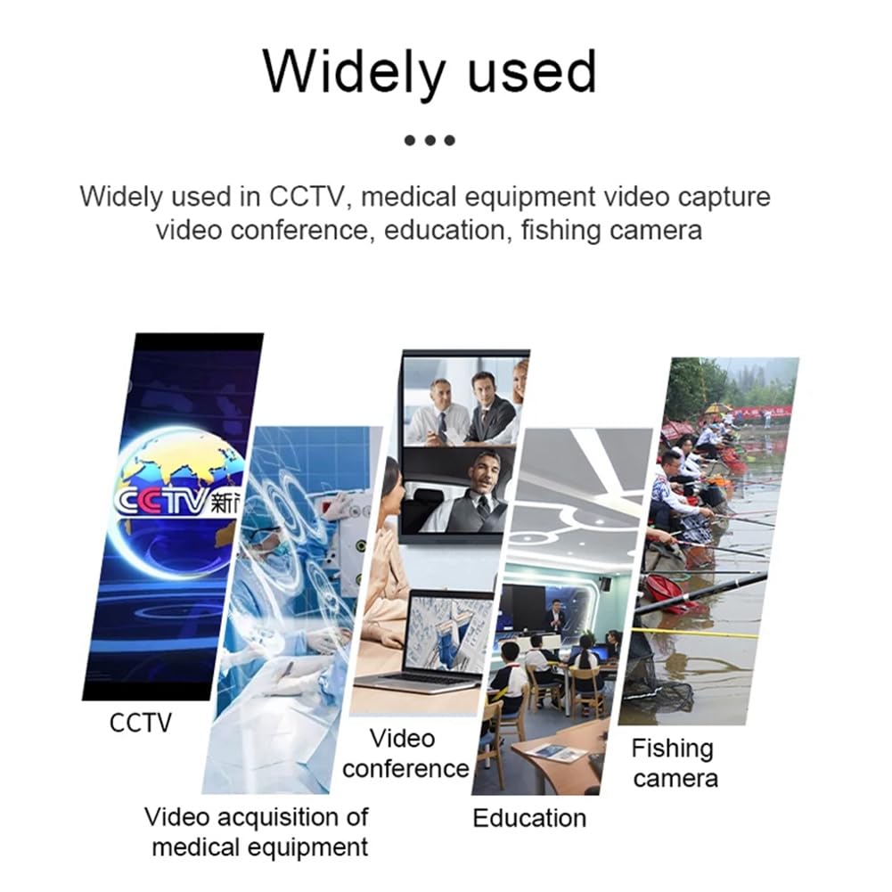 RKBCJQA AHD Video Capture Card - TVI/CVI to USB 3.0 Converter, 1080P 60fps Recording Device for Live Streaming, Surveillance & Gaming | Plug & Play Installation | Compatible with PC, Mac, Security Systems & Game Consoles
