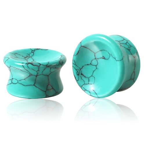 Concave green pine stone