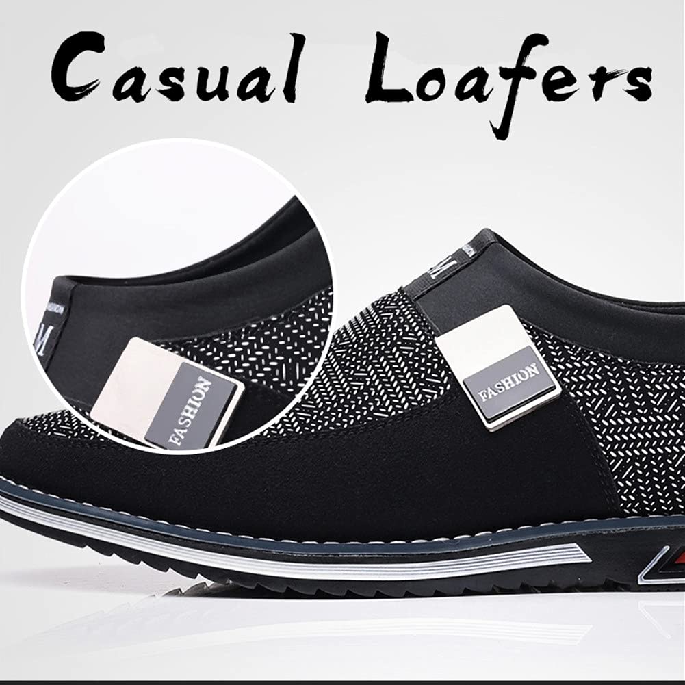 Premium Men's Casual Sneakers & Loafers - Comfortable Walking Shoes for Business, Office & Outdoor | Luxury Leather Driving Shoes for Men | Ideal for Work, Travel & Daily Wear
