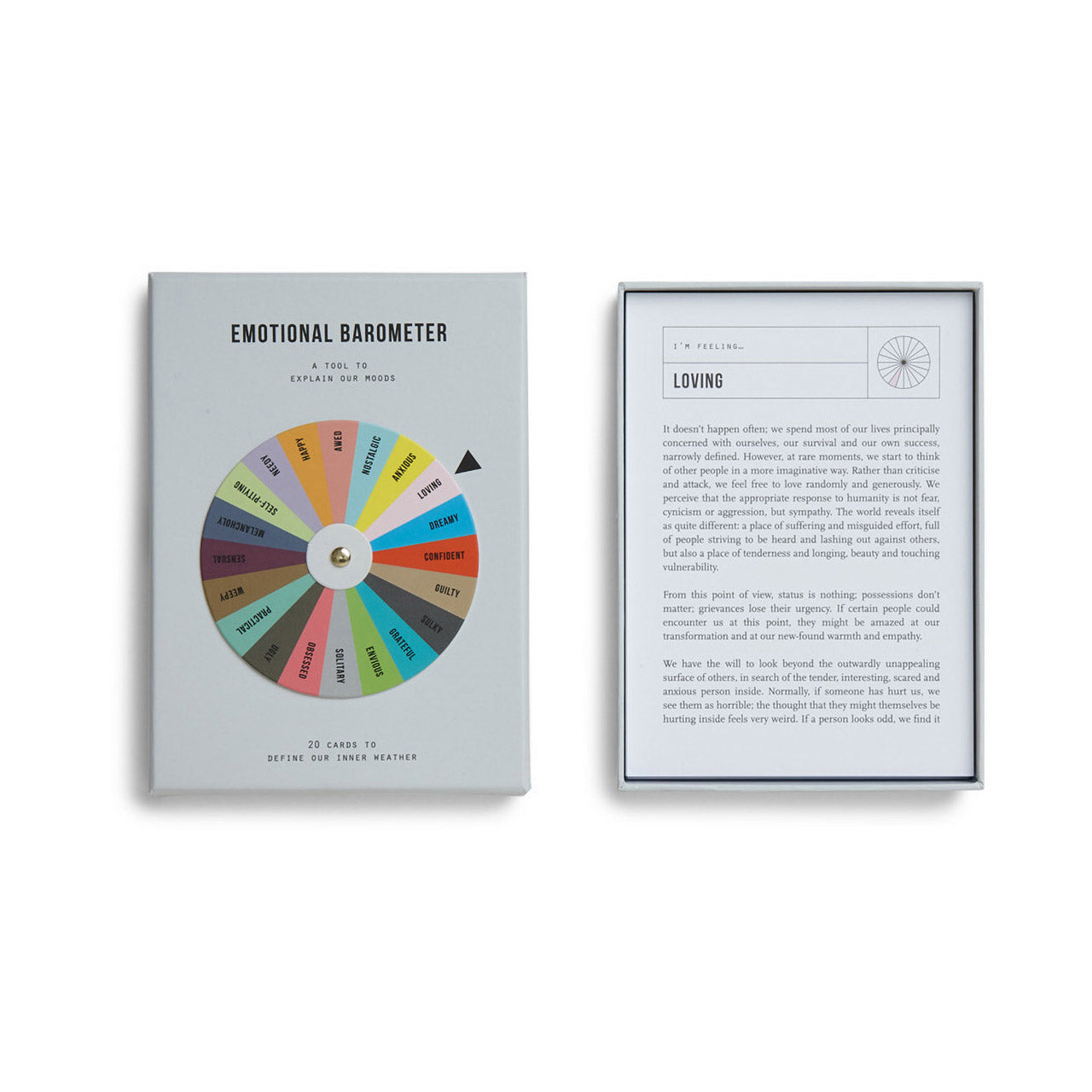 Emotional Barometer - Mood Tracking Device for Mental Health & Self-Care | Perfect for Therapy, Mindfulness Practice & Daily Emotional Awareness