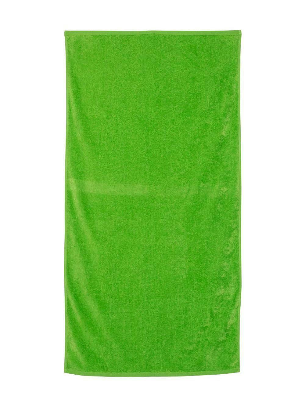 Premium Oversized Beach Towel Set - Large, Soft & Absorbent Lime Towel for Sunbathing, Poolside Lounging & Beach Vacations