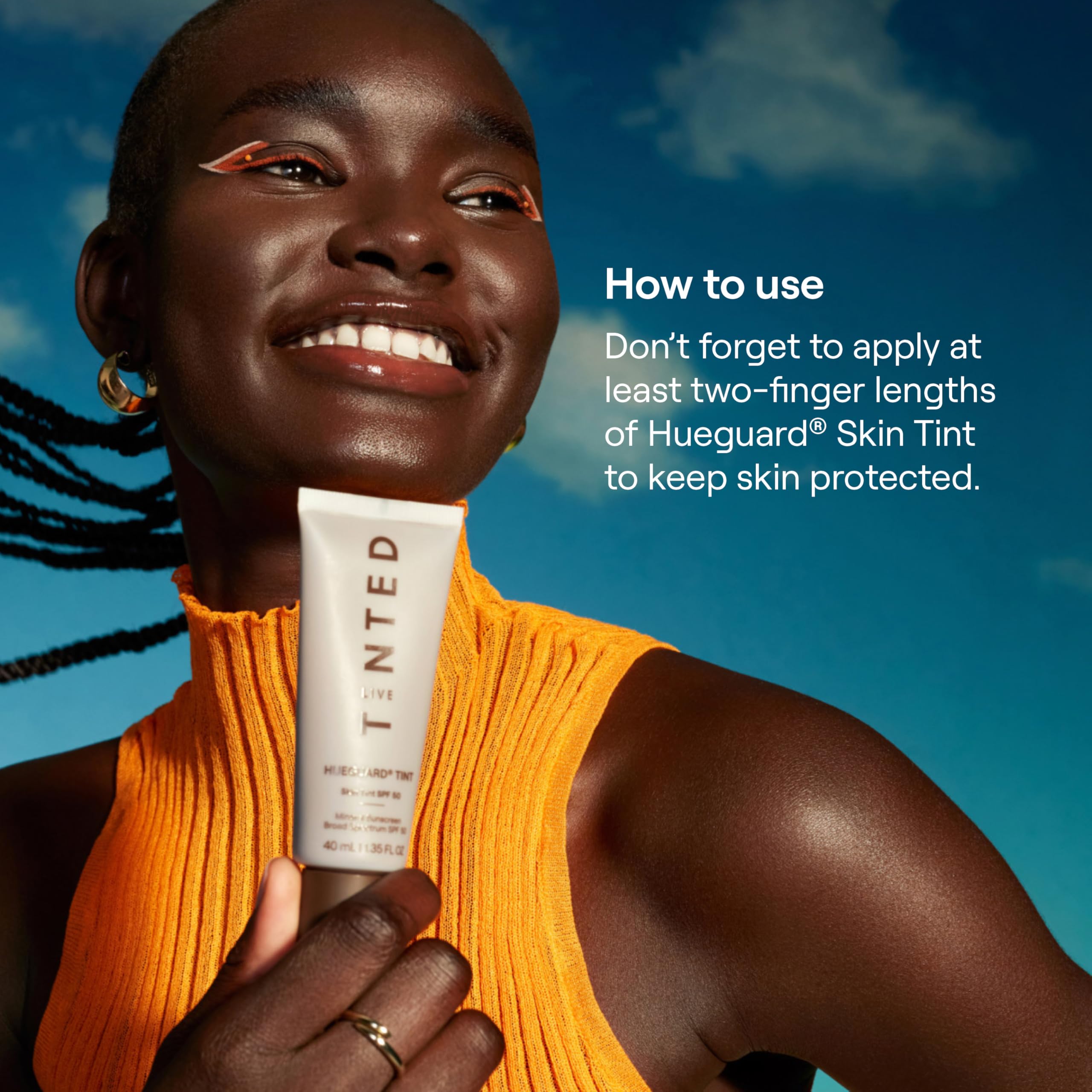 Live Tinted Hueguard Skin Tint SPF 50 - Tinted Mineral Sunscreen for Face with Light to Medium Buildable Coverage, Hydrating & Radiant Finish - Water Resistant, Sweat Proof - 1.35 fl oz - Shade 09 - Perfect for Daily Wear, Outdoor Activities & Beach Days
