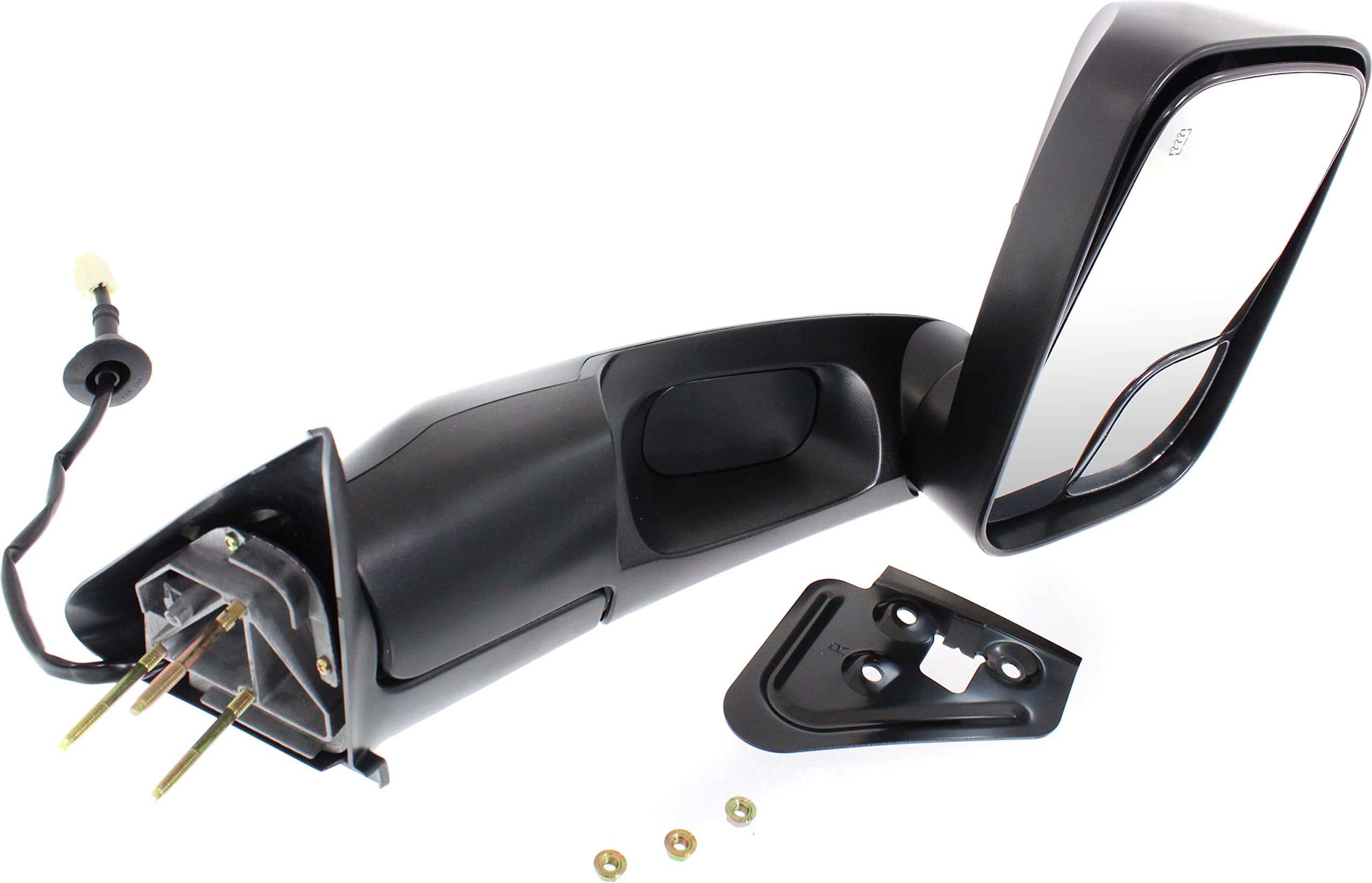 Garage-Pro Heated Power Glass Side Mirror with Blind Spot for 1998-2008 Dodge Ram 1500 / 1998-2009 Ram 2500 & 3500 - Passenger Side Replacement - Perfect for Towing, Night Driving & Enhanced Safety
