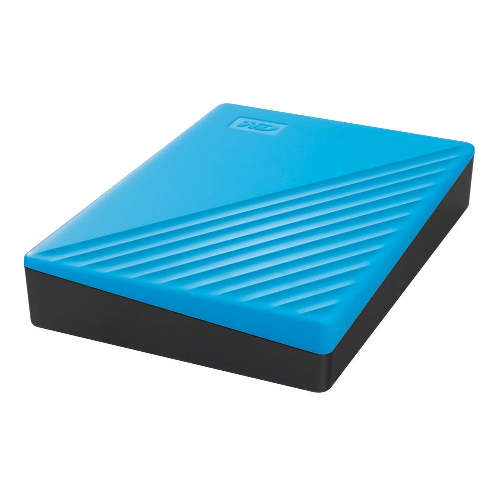 WD 5TB My Passport Portable External Hard Drive USB 3.0 - Compact Storage for PC, Mac, PS4 & Xbox | Backup Photos, Videos, Music & Files | Plug & Play | Password Protection | Blue (WDBPKJ0050BBL-WESN)
