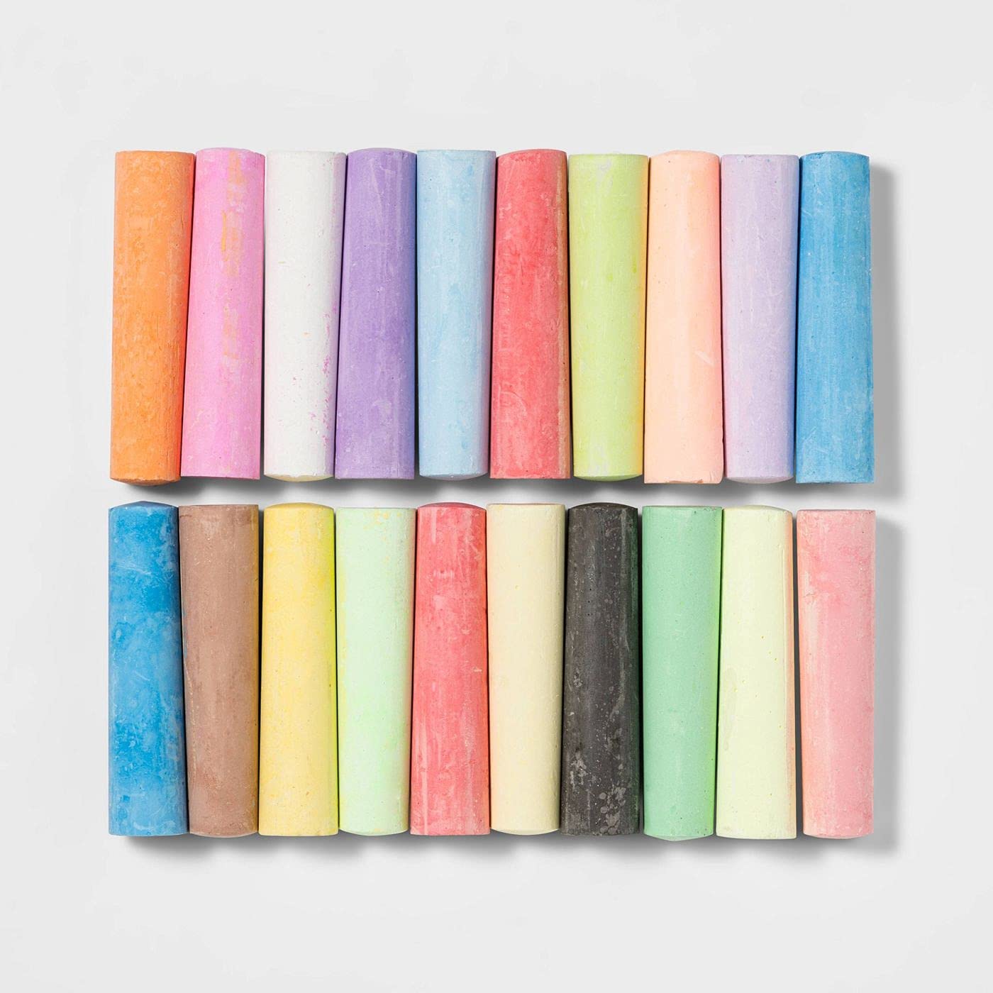 24-Piece Washable Sidewalk Chalk Bucket - Non-Toxic, Vibrant Assorted Colors for Kids Outdoor Play - Perfect for Driveway Art, Birthday Parties & Summer Activities