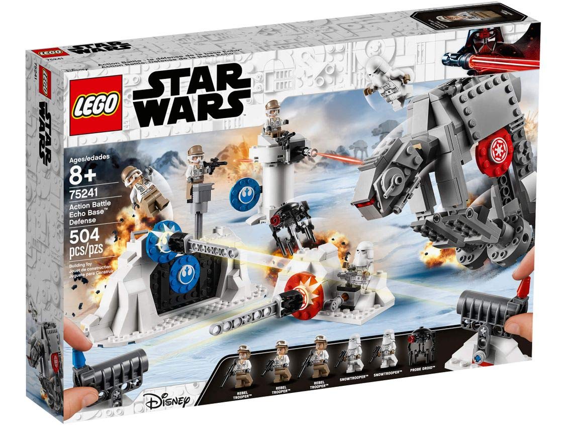 LEGO Star Wars Action Battle Hoth AT-AT Walker Building Set (75241) - Buildable Star Wars Spaceship Toy with Mini Figures, Perfect for Kids & Collectors - Great for Playtime, Display & Star Wars Themed Parties