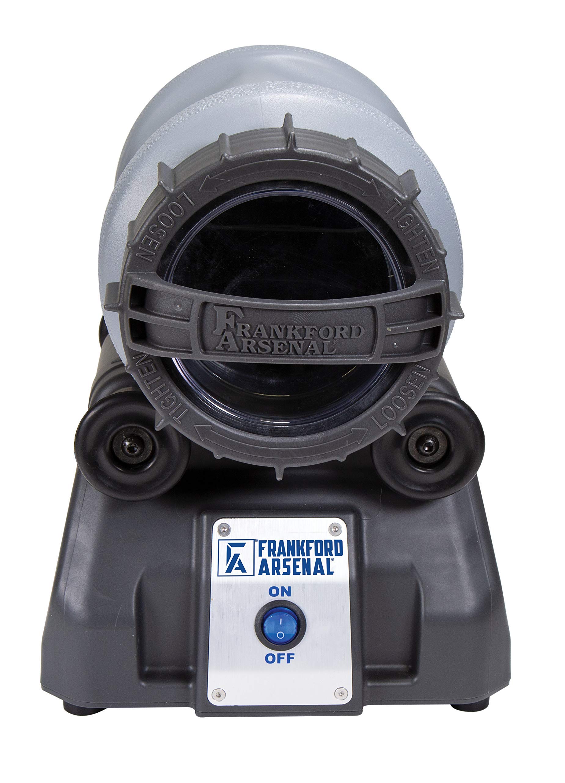 Frankford Arsenal Rotary Tumbler Lite 230V UK Spec - Reloading Case Cleaner for Brass Polishing & Ammunition Reloading | Perfect for Home Reloading Stations & Shooting Ranges