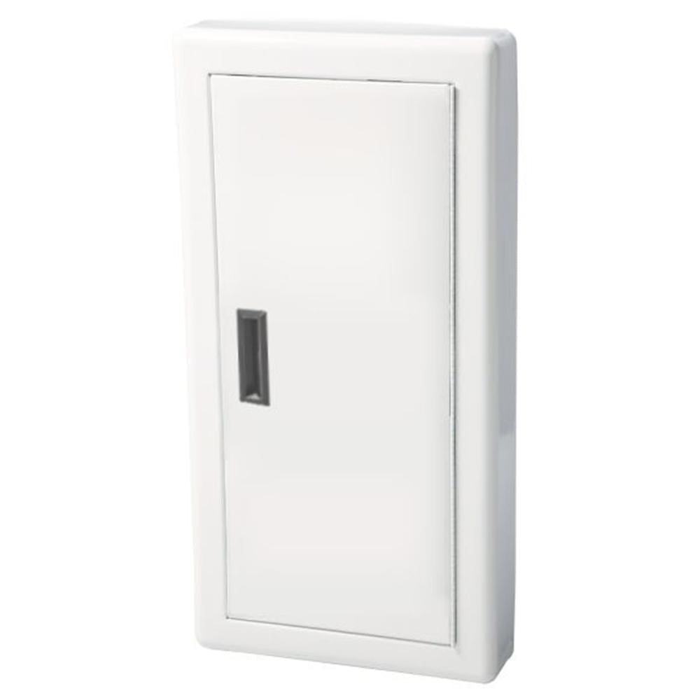 JL Industries 1812S21FX2A Ambassador Fire Extinguisher Cabinet - Solid Door with Pull Handle, Fire Rated for Commercial & Industrial Safety (Wall Mount for Offices, Warehouses, Schools)