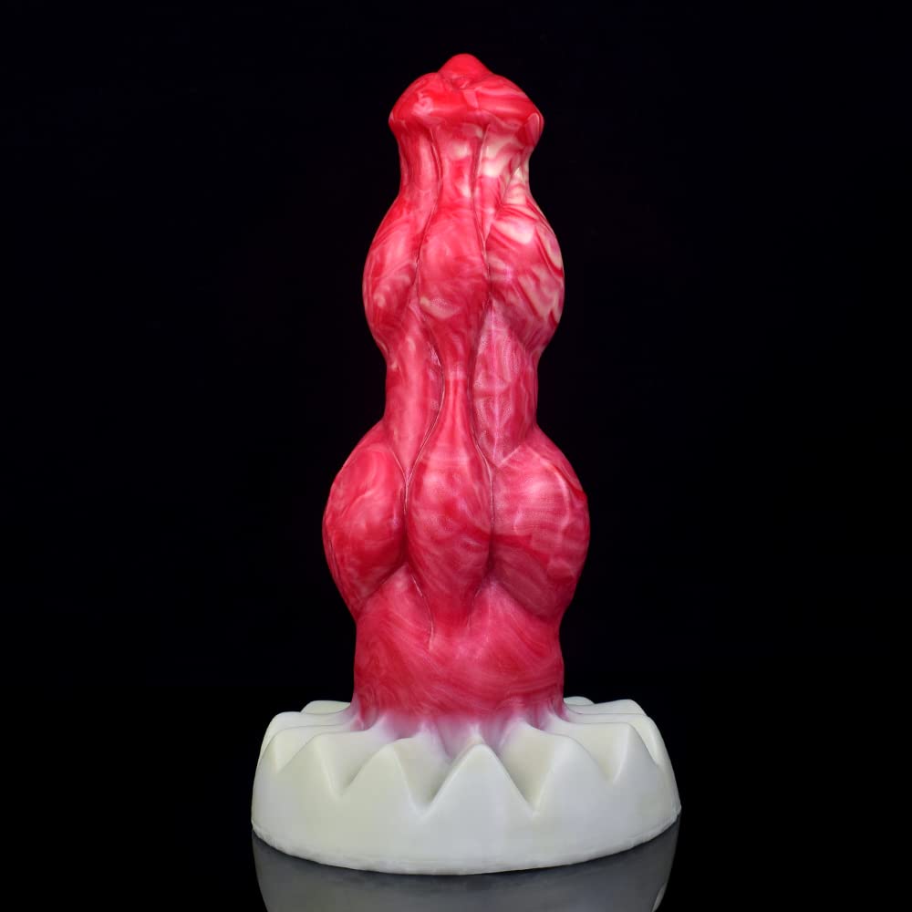 Premium Liquid Silicone Alien/Fido Dildo with Strong Suction Cup - Realistic Adult Sex Toy for Solo Play & Couples - BeHorny Collection | Perfect for BDSM, Fantasy Roleplay & Sensual Exploration
