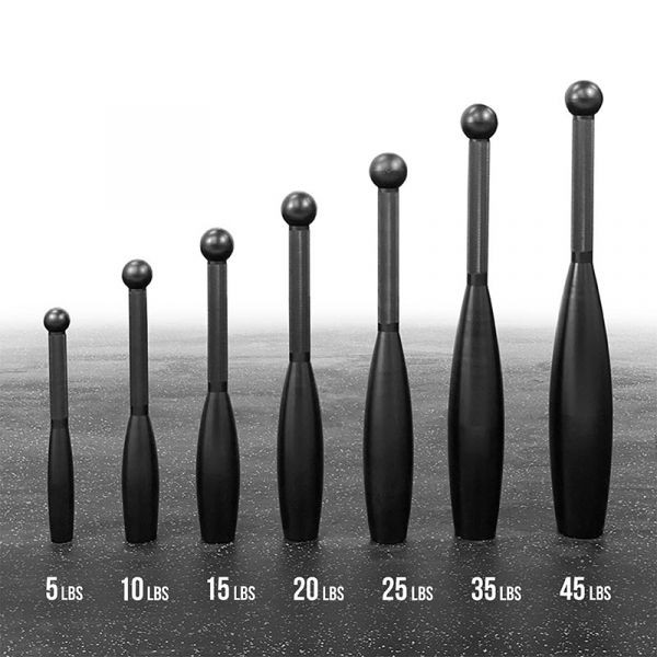 XM Fitness Performance 5lbs Steel Club - Premium Workout Equipment for Strength Training & Functional Fitness - Perfect for Home Gym, CrossFit, and Martial Arts Training
