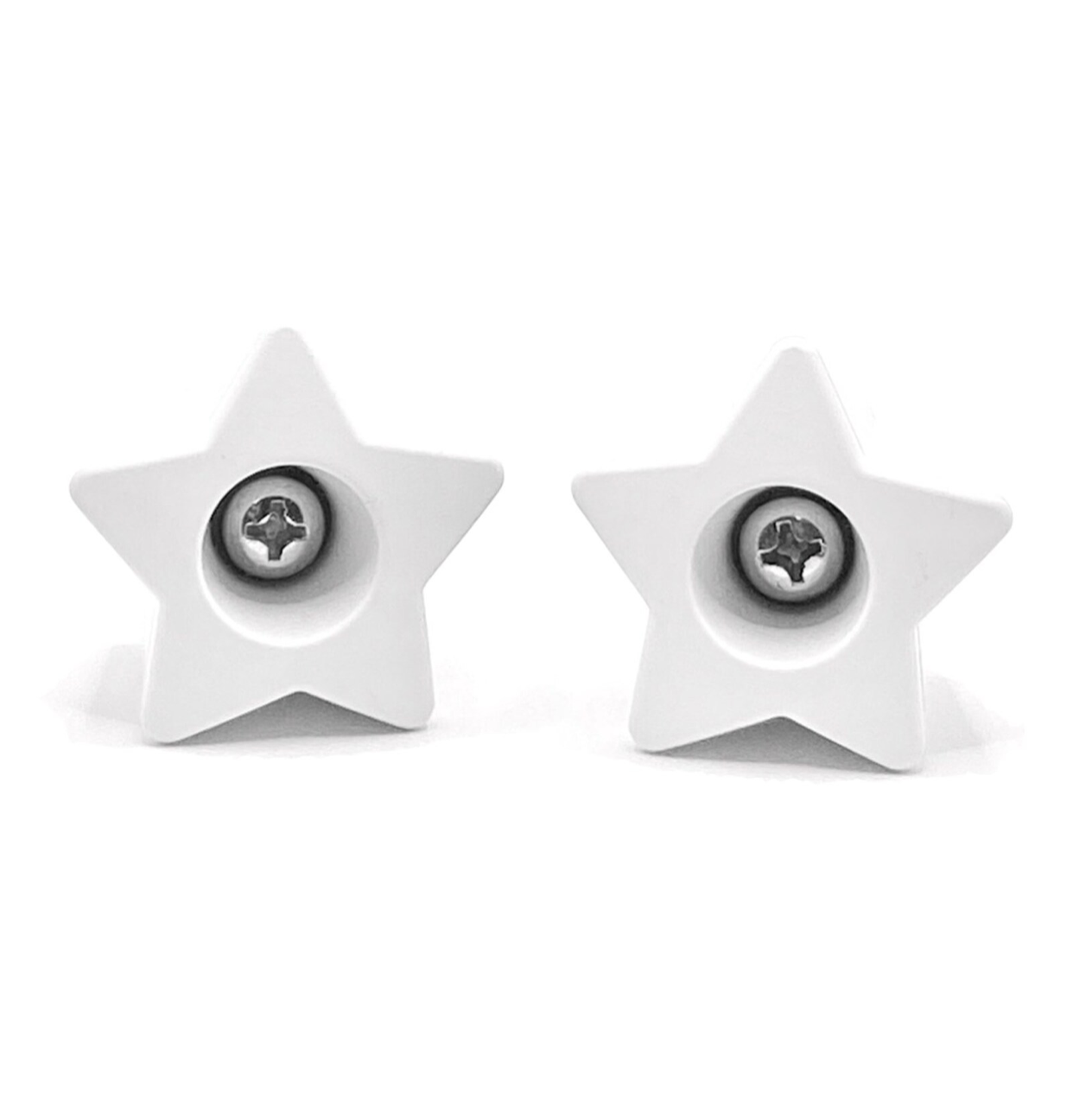 RollerStuff Twinkle Toes Bolt-On Toe Stops for Roller Skates - White - Perfect for Roller Derby, Artistic Skating & Outdoor Skating