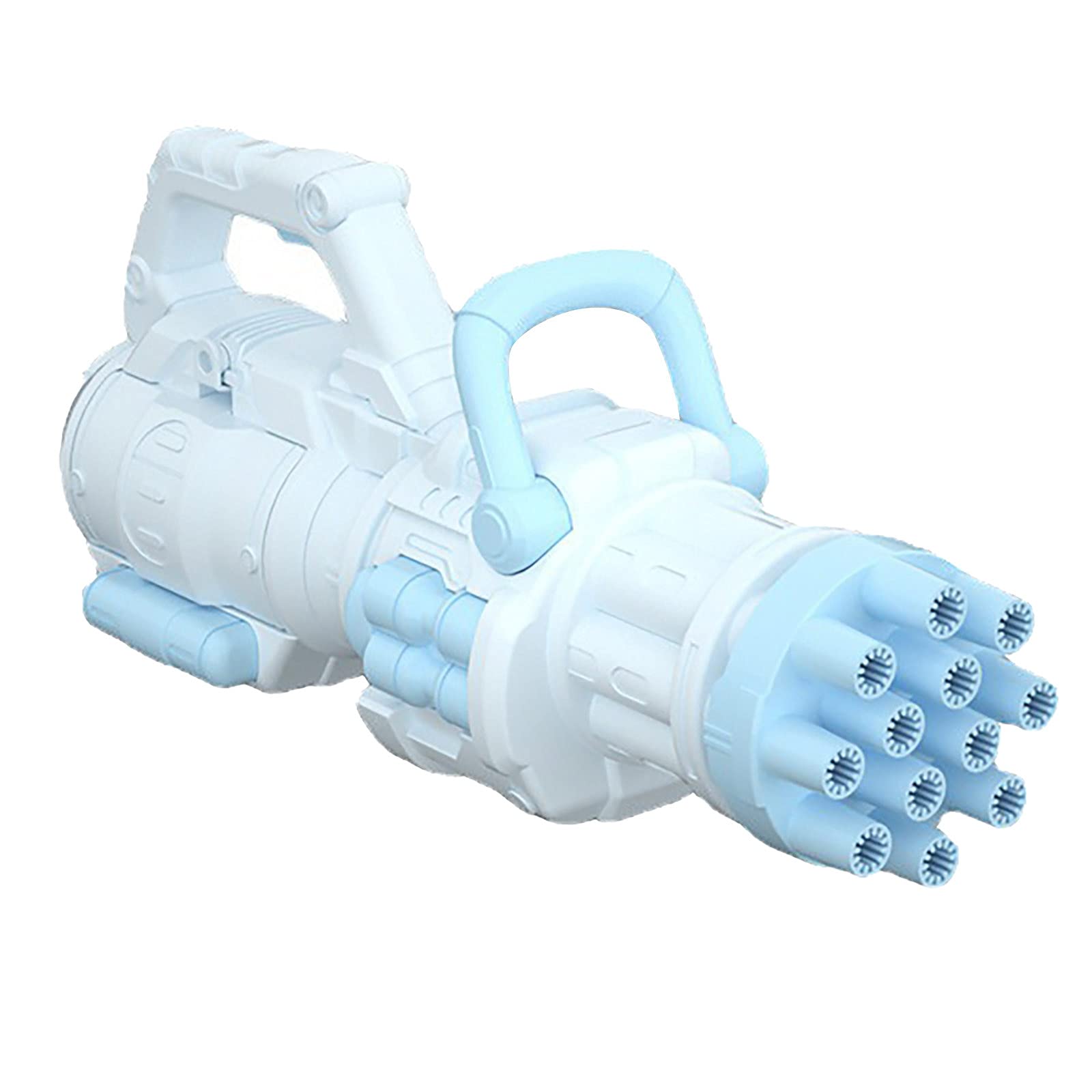 Electric Bubble Blower Machine with LED Lights & Music - 12-Hole Automatic Bubble Maker for Kids, Portable Bubble Gun Toy for Outdoor Parties, Birthday Events & Backyard Play