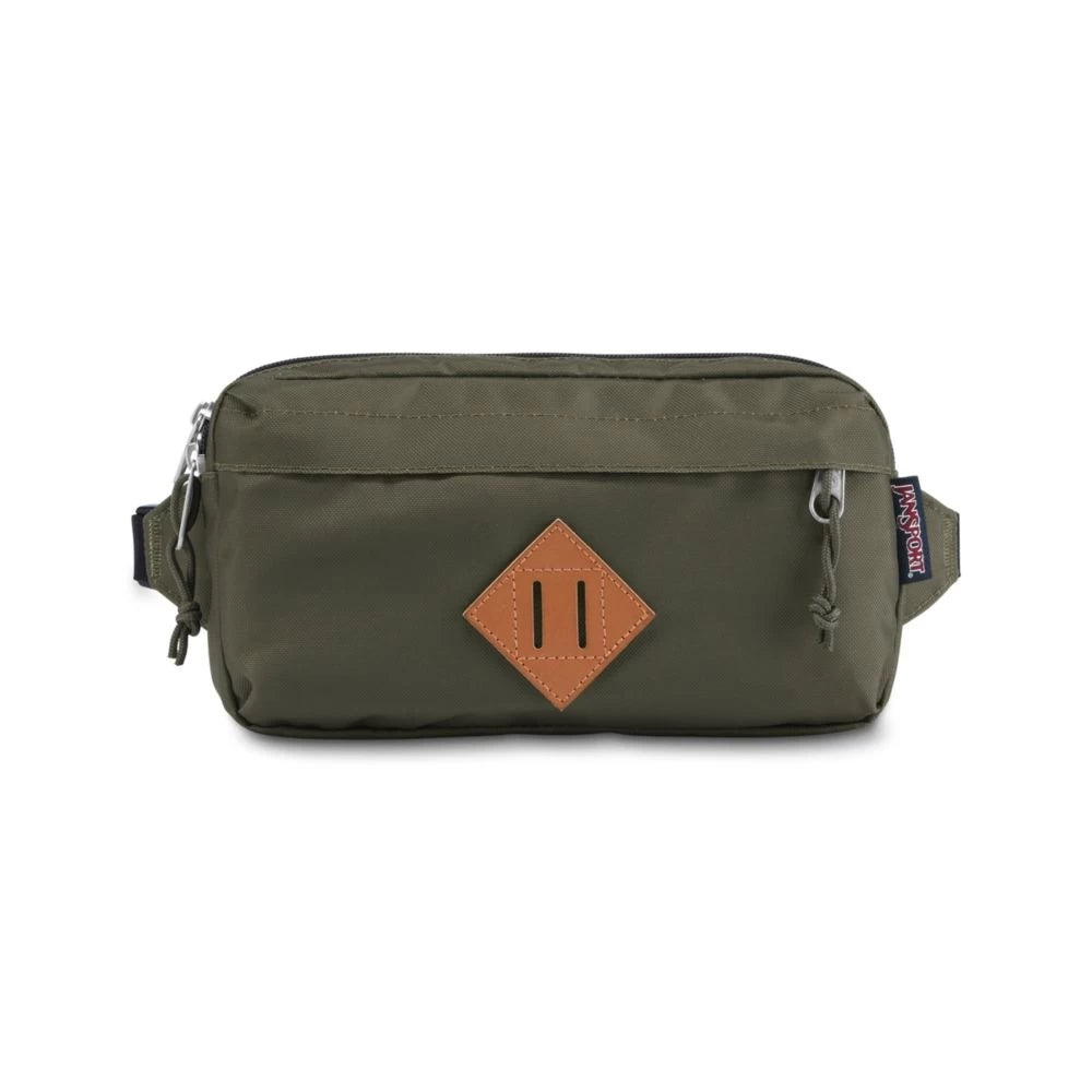 JanSport Waisted Fanny Pack - Adjustable Waist Bag for Men & Women - Water-Resistant Travel Belt Bag for Hiking, Running, Concerts & Outdoor Activities