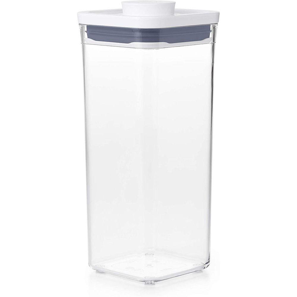 OXO Pop 2.0 1.6L Small Square Pantry Container - Airtight Food Storage for Flour, Sugar & Dry Goods | Perfect for Kitchen Organization & Space Saving