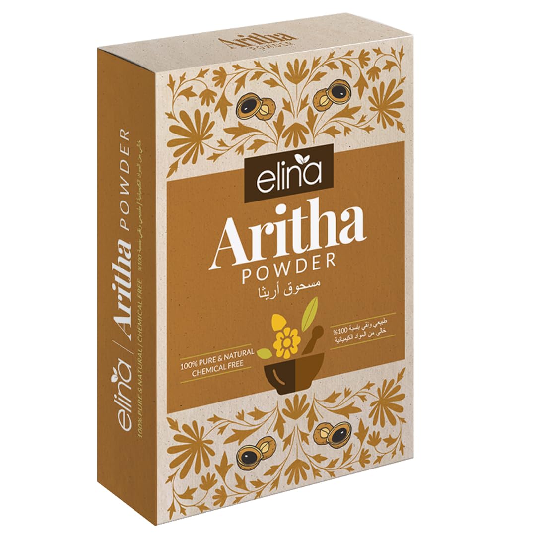 Organic Soapnut Powder for Hair Growth & Scalp Care | 100% Pure Aritha (Sapindus Mukorossi) | Natural Hair Cleanser & Conditioner | Promotes Healthy Hair & Scalp | Ideal for DIY Hair Wash, Scalp Treatment & Natural Hair Care | 100g