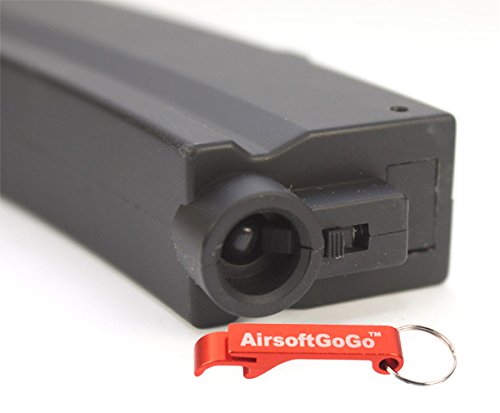 90 Rounds Airsoft MP5/MP5K Magazine for Marui Standard AEG - Includes Free Keychain | Perfect for Airsoft Battles, Training & Tactical Games