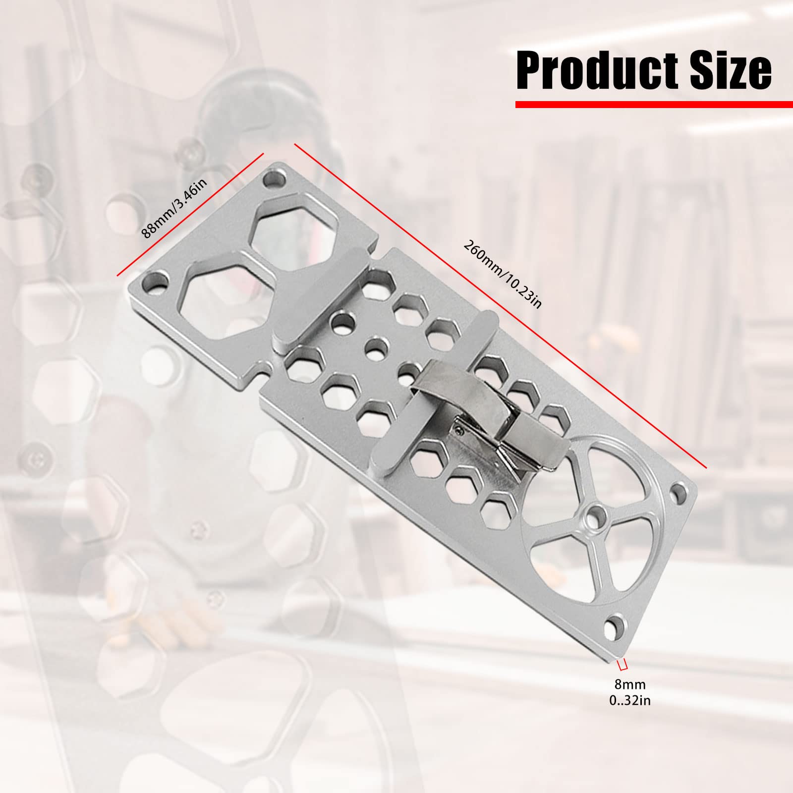 90 Degree Right Angle Guide Rail Clamp for Woodworking - 260mm Precision Cutting Tool for Circular Saws & Engraving Machines | Perfect for Cabinet Making, Furniture Crafting & DIY Wood Projects