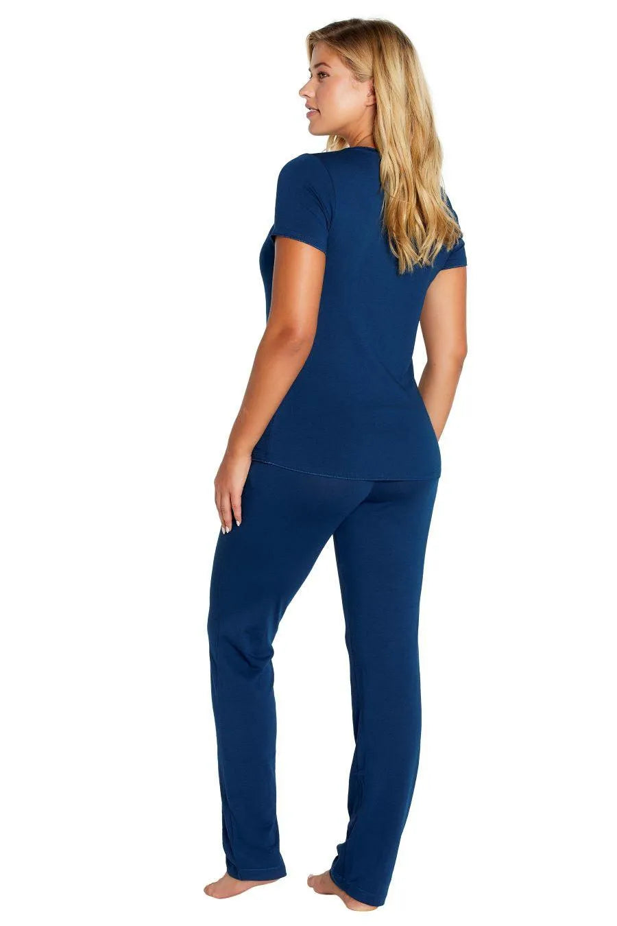Beyond the Basics Fold Down Lounge Pants for Women - Soft & Comfortable Yoga Pants with Pockets - Perfect for Relaxing at Home, Yoga, and Travel