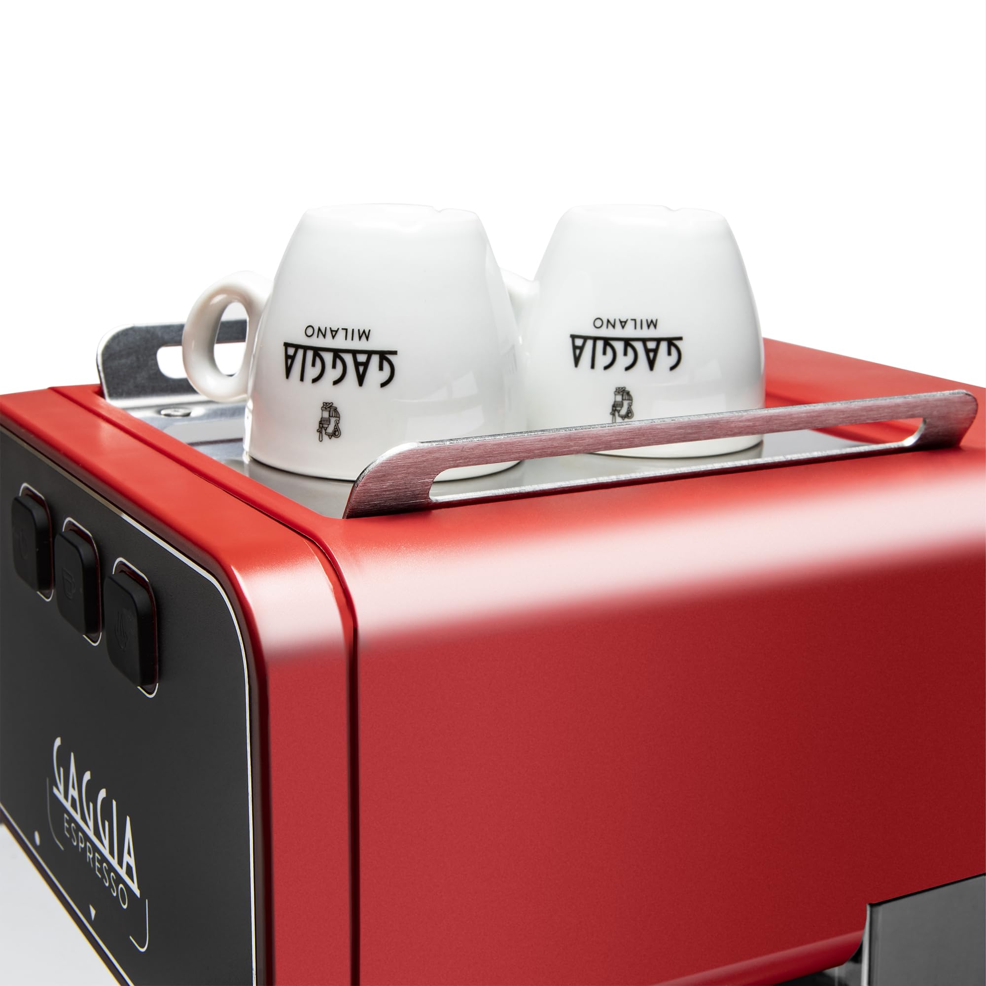 Gaggia Espresso Evolution Coffee Machine - Lava Red | Professional Home Barista Espresso Maker for Latte & Cappuccino | Perfect for Kitchen, Office & Coffee Shop Use