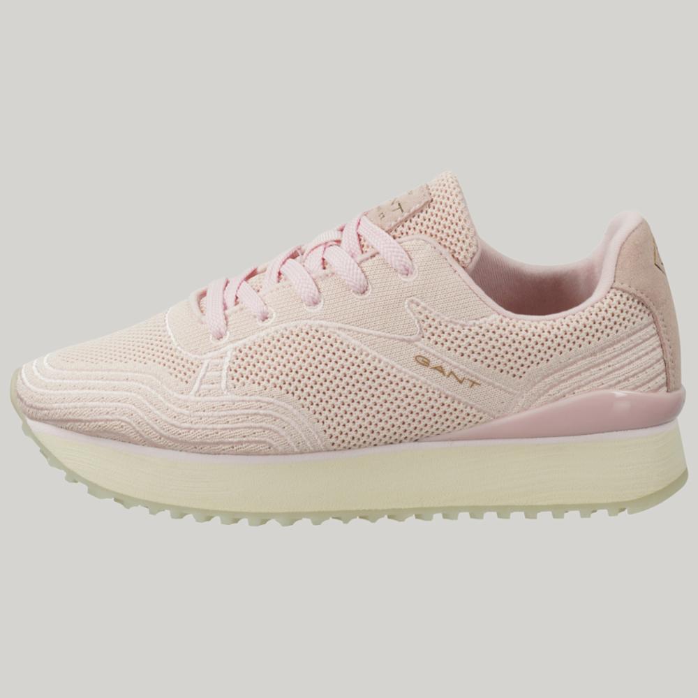 Gant Footwear Women's Bevinda Sneaker - Comfortable Pink Casual Shoes for Walking, Running & Everyday Wear | Fashion Sneakers for Women | Lightweight & Breathable Design