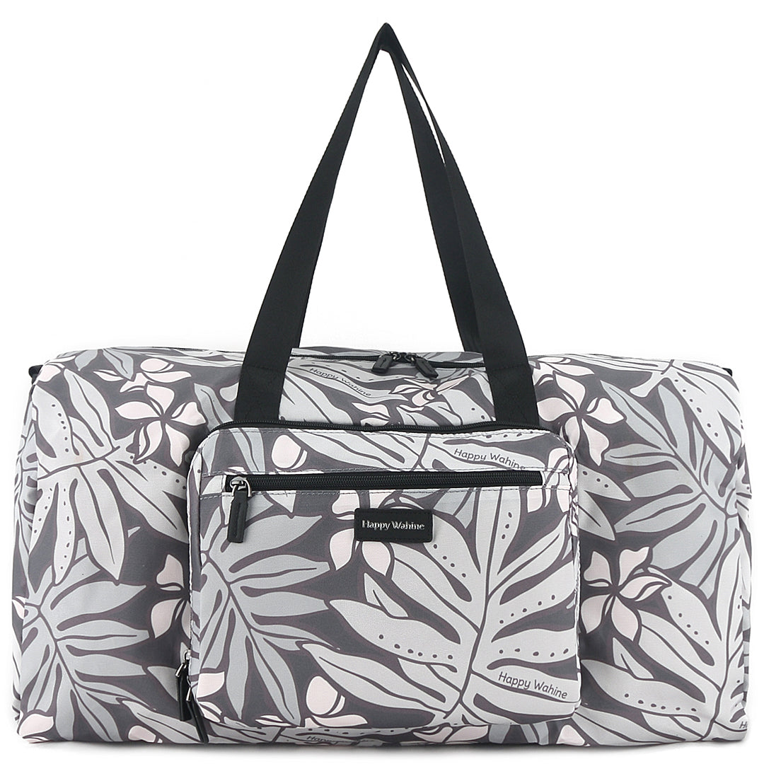 Stephanie Laua'e Duffle Bag - Waterproof Travel Duffel for Gym, Sports & Weekend Getaways - Dark Grey Carry-On Luggage for Men & Women