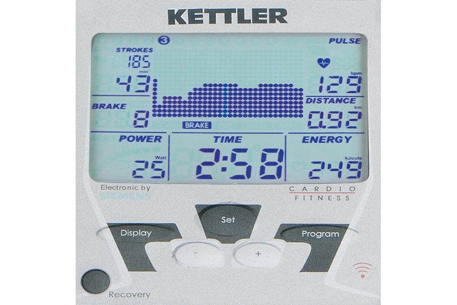 Kettler Coach E Indoor Rowing Machine - Premium Home Gym Equipment for Full-Body Workout | Perfect for Cardio Training, Weight Loss & Home Fitness