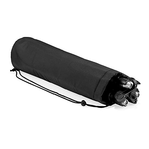 Manfrotto Element MII 4-Section Aluminum Travel Tripod with Ball Head (Red) - Compact & Lightweight for Photography, Vlogging, Hiking & Outdoor Adventures