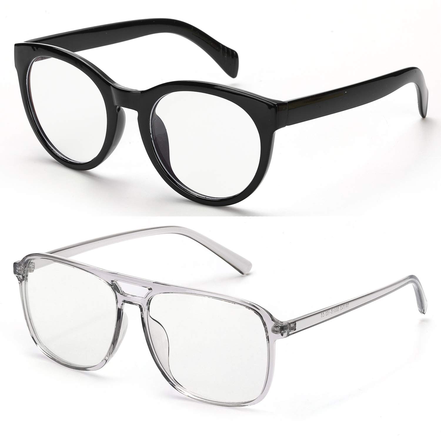 FIMILU Oversized Blue Light Blocking Glasses for Women - TR-90 Frame Computer Glasses with Anti Blue Ray & UV Protection - Perfect for Reading, Gaming, Watching TV & Phone Use