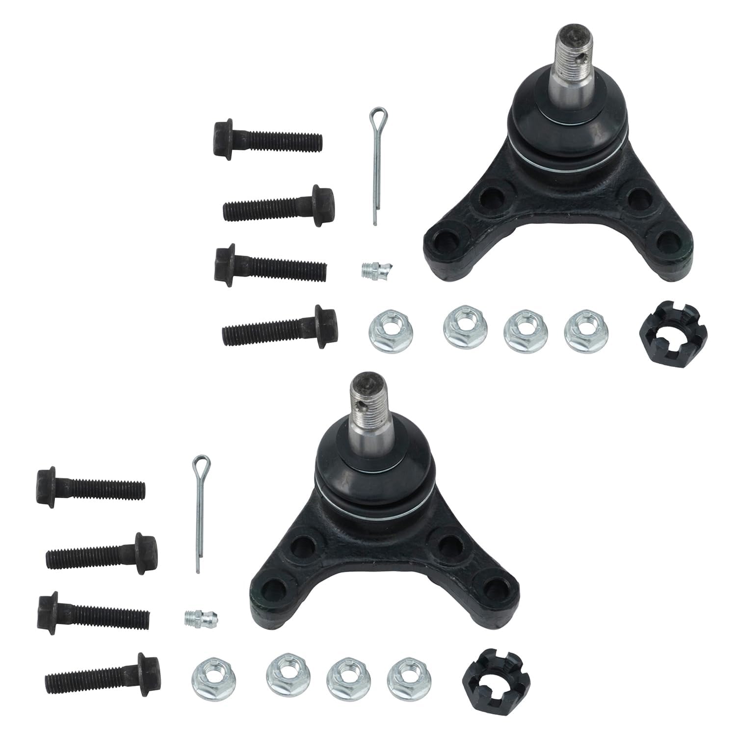 Detroit Axle - 8pc Front Suspension Kit for 2001-2004 Toyota Tacoma RWD | Stabilizer Sway Bars, Outer Tie Rod Ends, Lower & Upper Ball Joints Replacement | Perfect for Off-Roading, Daily Commuting & Truck Maintenance