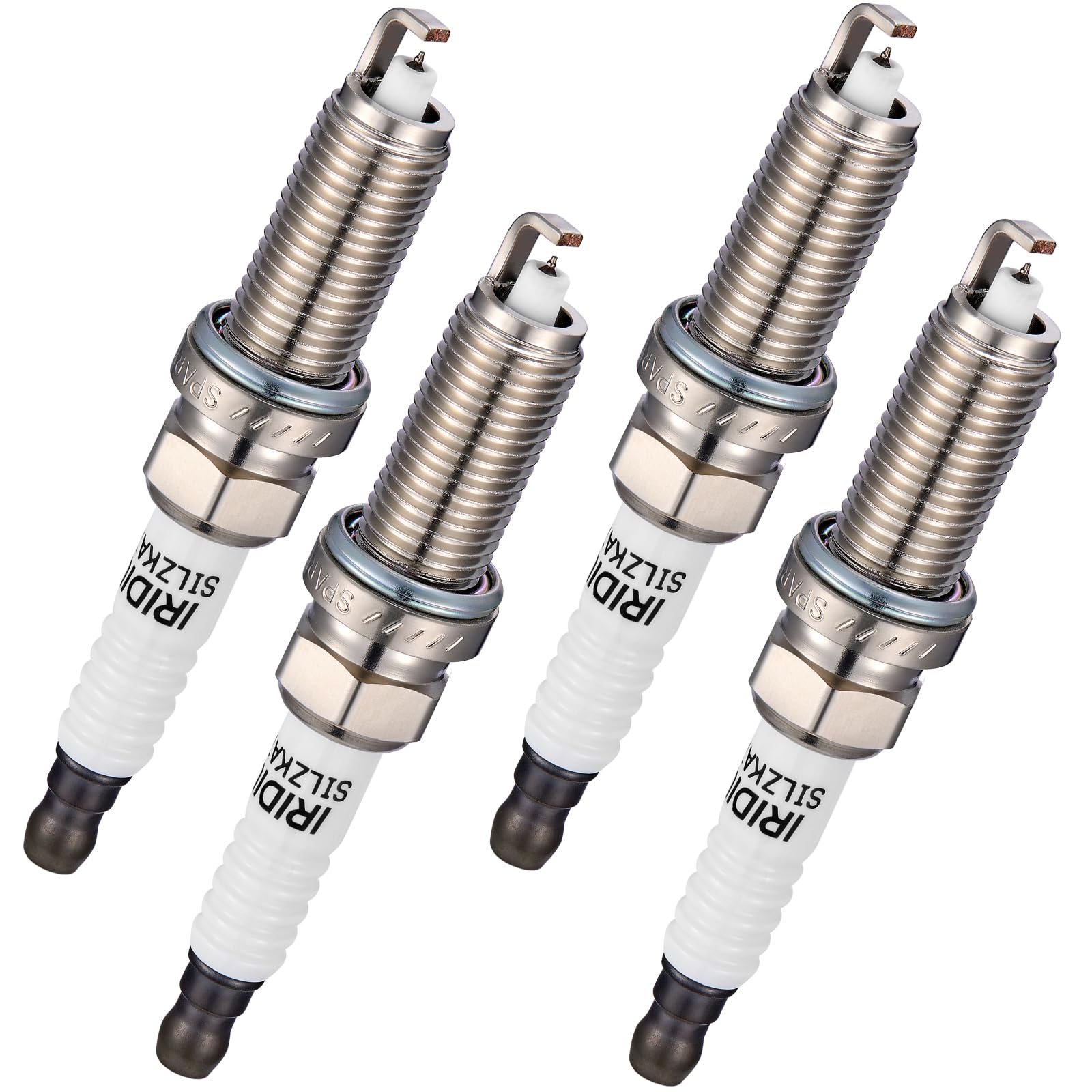 BDFHYK 93482 Platinum Iridium Spark Plugs - Compatible with Subaru Legacy, Outback, Forester, Crosstrek, Impreza (2011-2018) - 2.0L & 2.5L H4 Engine - Set of 4 - Improve Fuel Efficiency & Engine Performance for Smooth Driving