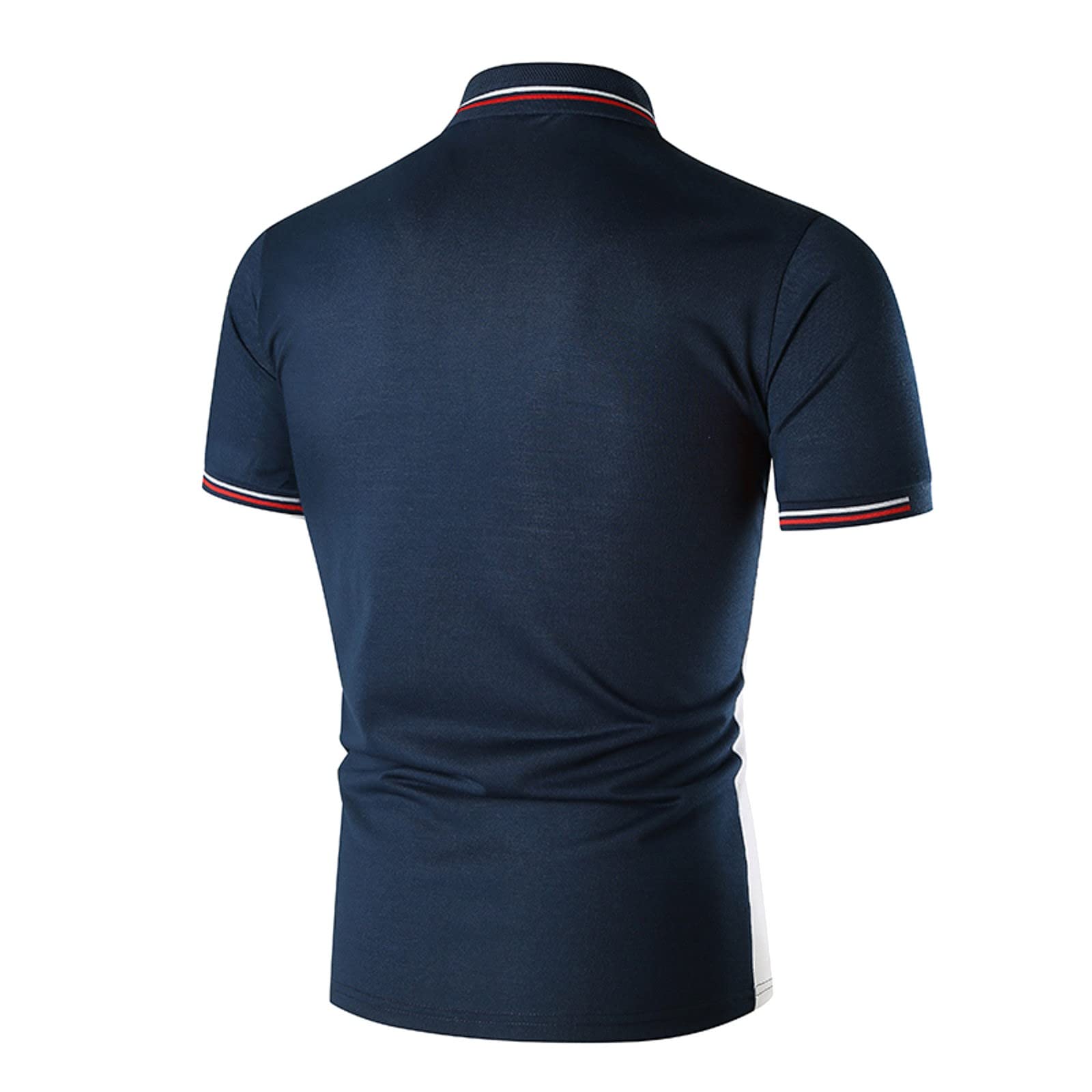 Men's Slim Fit Funny Sports Polo T-Shirt - Gym & Casual Wear - Red Designer T-Shirt for Adults & Kids