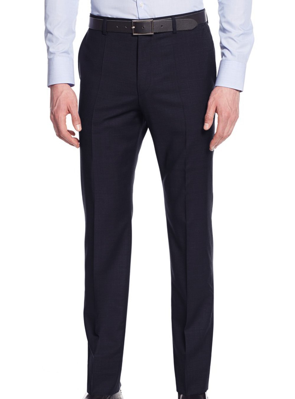 Nicoletti Men's Modern Fit 2-Piece Suit with Working Buttonholes - Perfect for Business Meetings, Weddings & Formal Events
