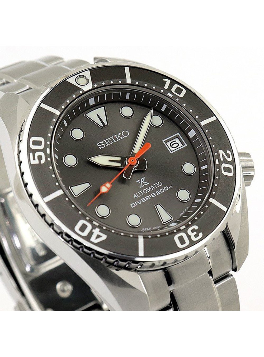 SEIKO PROSPEX DIVER SCUBA SUMO SBDC097 Automatic Watch - Made in Japan JDM - 200M Water Resistant for Professional Diving & Water Sports