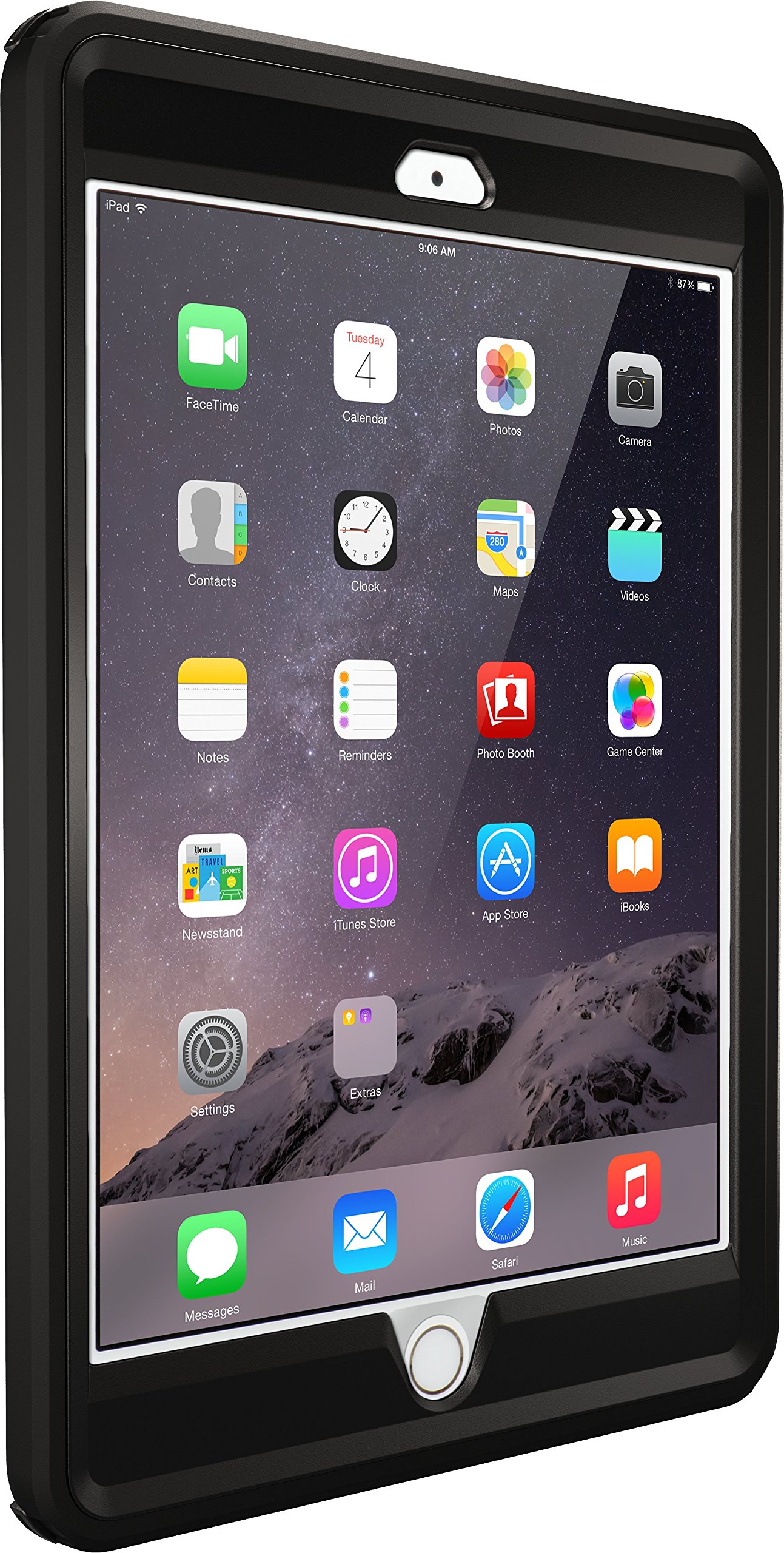 OtterBox Defender Series Rugged Case for iPad Mini 1/2/3 - Shockproof & Drop Protection - Retail Packaging (Black) - Perfect for Outdoor Adventures, Construction Sites & Active Lifestyles