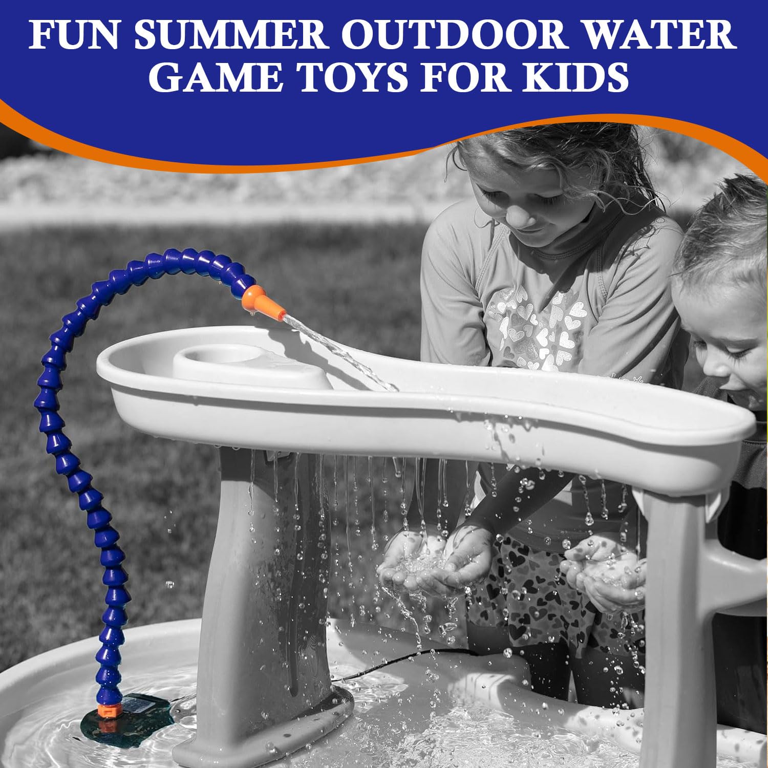 Splash Unlimited 2.0 Water Table Pump for Toddlers - Outdoor Water Play Toy with Easy Setup - Summer Water Games for Kids - Perfect for Backyard, Pool & Beach Fun