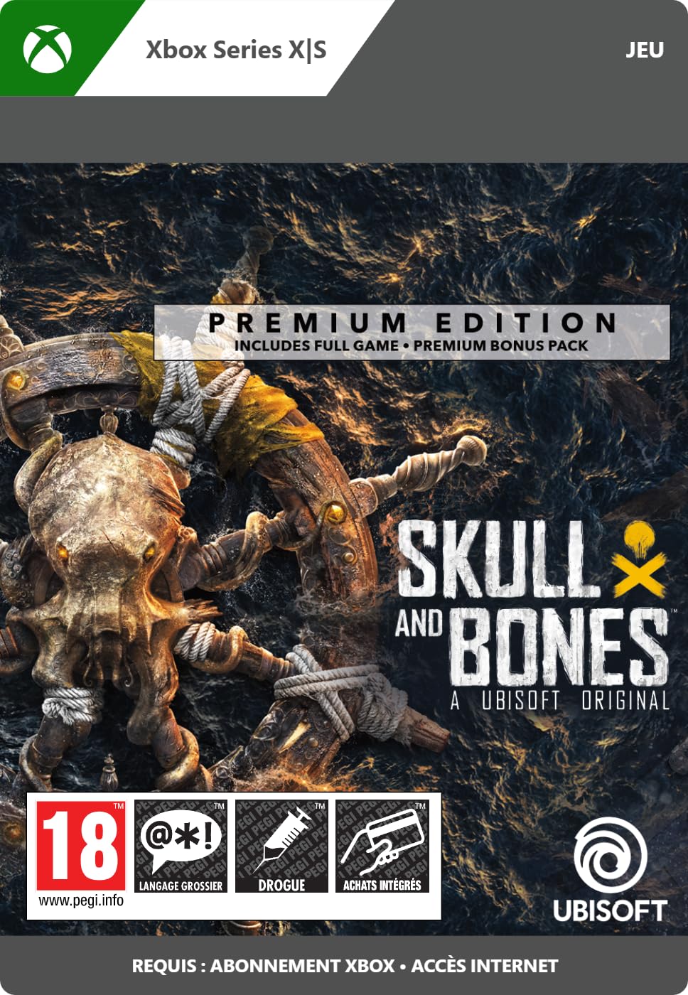 Skull and Bones Premium Edition - Xbox Series X|S Digital Download Code | Pirate Adventure Game for Xbox | Play Online Multiplayer Battles